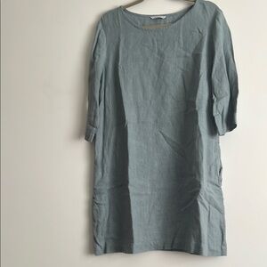 Linenfox Soft Blue top /tunic in EUC